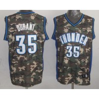 Oklahoma City Thunder #35 Kevin Durant Camo Stealth Collection Stitched NBA Jersey