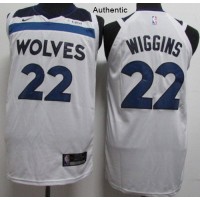 Nike Minnesota Timberwolves #22 Andrew Wiggins White NBA Authentic Association Edition Jersey