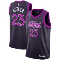 Nike Minnesota Timberwolves #23 Jimmy Butler Purple NBA Swingman City Edition 2018/19 Jersey