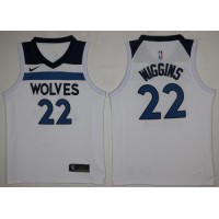 Nike Minnesota Timberwolves #22 Andrew Wiggins White NBA Swingman Association Edition Jersey