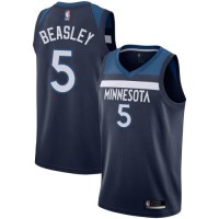 Nike Minnesota Timberwolves #5 Malik Beasley Navy Blue NBA Authentic Icon Edition Jersey