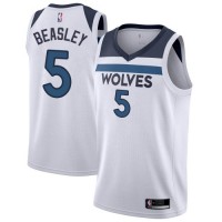 Nike Minnesota Timberwolves #5 Malik Beasley White NBA Swingman Association Edition Jersey