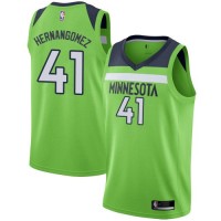 Nike Minnesota Timberwolves #41 Juan Hernangomez Green NBA Swingman Statement Edition Jersey