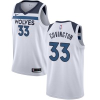 Nike Minnesota Timberwolves #33 Robert Covington White NBA Swingman Association Edition Jersey