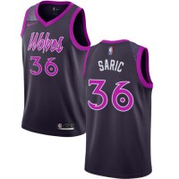 Nike Minnesota Timberwolves #36 Dario Saric Purple NBA Swingman City Edition 2018/19 Jersey
