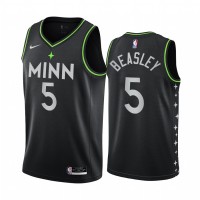 Nike Minnesota Timberwolves #5 Malik Beasley Black NBA Swingman 2020-21 City Edition Jersey