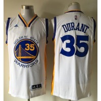 Golden State Warriors #35 Kevin Durant White Home Stitched NBA Jersey