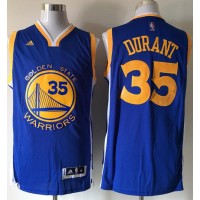 Golden State Warriors #35 Kevin Durant Blue Road Stitched NBA Jersey