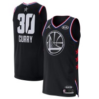 Golden State Warriors #30 Stephen Curry Black Jordan Brand 2019 NBA All-Star Game Finished Authentic Jersey