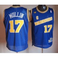 Golden State Warriors #17 Chris Mullin Blue Throwback Stitched NBA Jersey