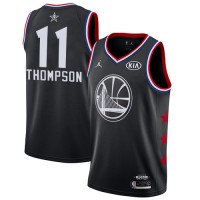 Golden State Warriors #11 Klay Thompson Black NBA Jordan Swingman 2019 All-Star Game Jersey