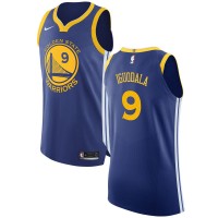 Nike Golden State Warriors #9 Andre Iguodala Blue NBA Authentic Icon Edition Jersey