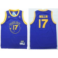 Golden State Warriors #17 Chris Mullin Blue New Throwback Stitched NBA Jersey