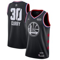 Golden State Warriors #30 Stephen Curry Black NBA Jordan Swingman 2019 All-Star Game Jersey