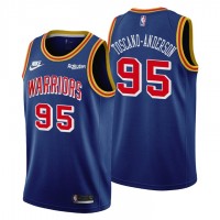 Golden State Golden State Warriors #95 Juan Toscano-Anderson Men's Nike Releases Classic Edition NBA 75th Anniversary Jersey Blue