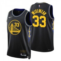 Golden State Golden State Warriors #33 James Wiseman Men's Nike Black 2021/22 Swingman NBA Jersey - City Edition
