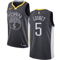 Nike Golden State Warriors #5 Kevon Looney Black NBA Swingman Statement Edition Jersey