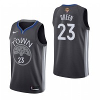 Nike Golden State Warriors #23 Draymond Green Black 2022 NBA Finals Statement Edition Jersey