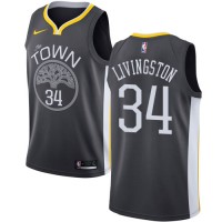 Nike Golden State Warriors #34 Shaun Livingston Black NBA Swingman Statement Edition Jersey
