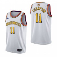 Nike Golden State Warriors #11 Klay Thompson 2022 NBA Finals San Francisco Classic Edition Jersey
