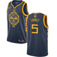 Nike Golden State Warriors #5 Kevon Looney Navy Swingman City Edition 2022 NBA Finals Jersey
