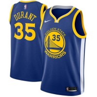 Nike Golden State Warriors #35 Kevin Durant Blue NBA Swingman Icon Edition Jersey