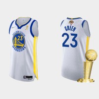 Golden State Golden State Warriors #23 Draymond Green Men's Nike White 2021-22 NBA Finals Champions Authentic Jersey