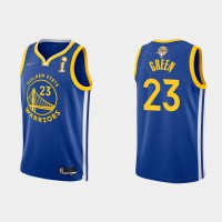 Golden State Golden State Warriors #23 Draymond Green Men's Nike Blue 2021-22 NBA Finals Champions Swingman Jersey