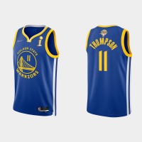 Golden State Golden State Warriors #11 Klay Thompson Men's Nike Blue 2021-22 NBA Finals Champions Swingman Jersey