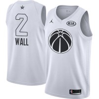 Nike Washington Wizards #2 John Wall White NBA Jordan Swingman 2018 All-Star Game Jersey
