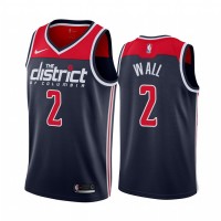 Nike Washington Wizards #2 John Wall Navy 2019-20 Statement Edition NBA Jersey