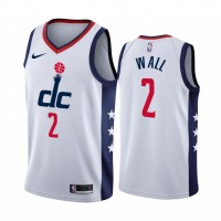 Nike Washington Wizards #2 John Wall Men's Unveil 2019-20 City Edition Swingman NBA Jersey White