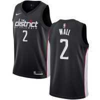 Nike Washington Wizards #2 John Wall Black NBA Swingman City Edition 2018/19 Jersey