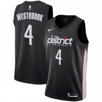 Nike Washington Wizards #4 Russell Westbrook Black NBA Swingman City Edition 2018/19 Jersey