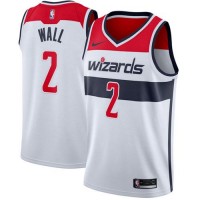 Nike Washington Wizards #2 John Wall White NBA Swingman Association Edition Jersey