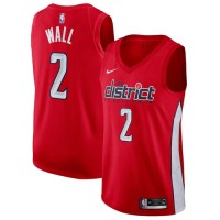 Nike Washington Wizards #2 John Wall Red NBA Swingman Earned Edition Jersey