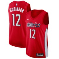 Nike Washington Wizards #12 Jerome Robinson Red NBA Swingman Earned Edition Jersey