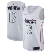 Nike Washington Wizards #12 Jerome Robinson White NBA Swingman City Edition Jersey