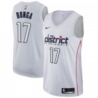 Nike Washington Wizards #17 Isaac Bonga White NBA Swingman City Edition Jersey
