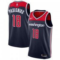 Nike Washington Wizards #18 Anzejs Pasecniks Navy Blue NBA Swingman Statement Edition Jersey