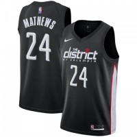 Nike Washington Wizards #24 Garrison Mathews Black NBA Swingman City Edition 2018/19 Jersey