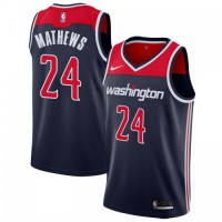 Nike Washington Wizards #24 Garrison Mathews Navy Blue NBA Swingman Statement Edition Jersey