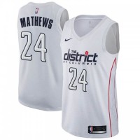 Nike Washington Wizards #24 Garrison Mathews White NBA Swingman City Edition Jersey