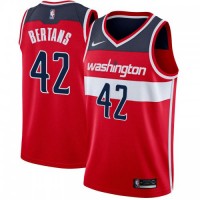 Nike Washington Wizards #42 Davis Bertans Red NBA Swingman Icon Edition Jersey
