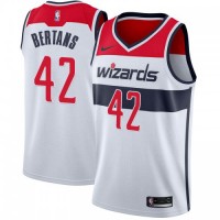 Nike Washington Wizards #42 Davis Bertans White Association Edition NBA Swingman Jersey