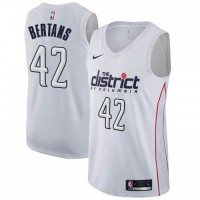 Nike Washington Wizards #42 Davis Bertans White NBA Swingman City Edition Jersey