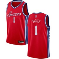 Nike Philadelphia 76ers #1 James Harden Red Women's NBA Swingman Statement Edition Jersey