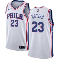 Nike Philadelphia 76ers #23 Jimmy Butler White Women's NBA Swingman Association Edition Jersey
