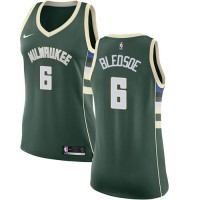 Nike Milwaukee Bucks #6 Eric Bledsoe Green Women's NBA Swingman Icon Edition Jersey
