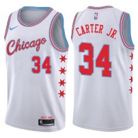 Nike Chicago Bulls #34 Wendell Carter Jr. White Women's NBA Swingman City Edition Jersey